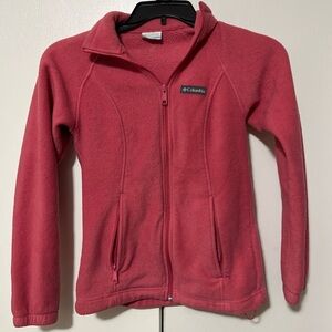 Columbia Kids Raspberry Pink Full-Zip Fleece Jacket